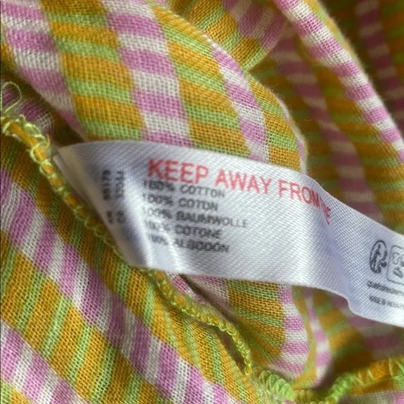 Free People NWT Night After Night 100% Cotton Button-Up Pajama Shirt large - Picture 11 of 14